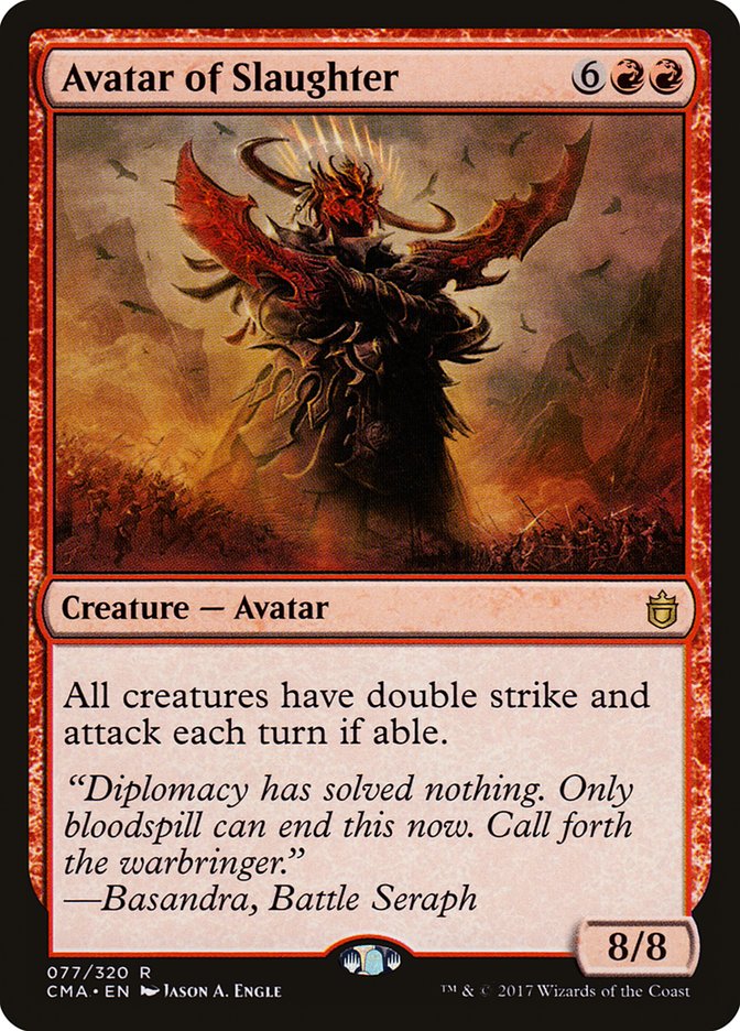 Avatar of Slaughter [Commander Anthology] | Gate City Games LLC