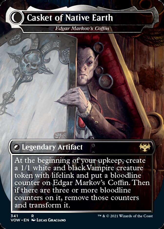 Edgar, Charmed Groom // Edgar Markov's Coffin - Dracula the Voyager // Casket of Native Earth [Innistrad: Crimson Vow] | Gate City Games LLC