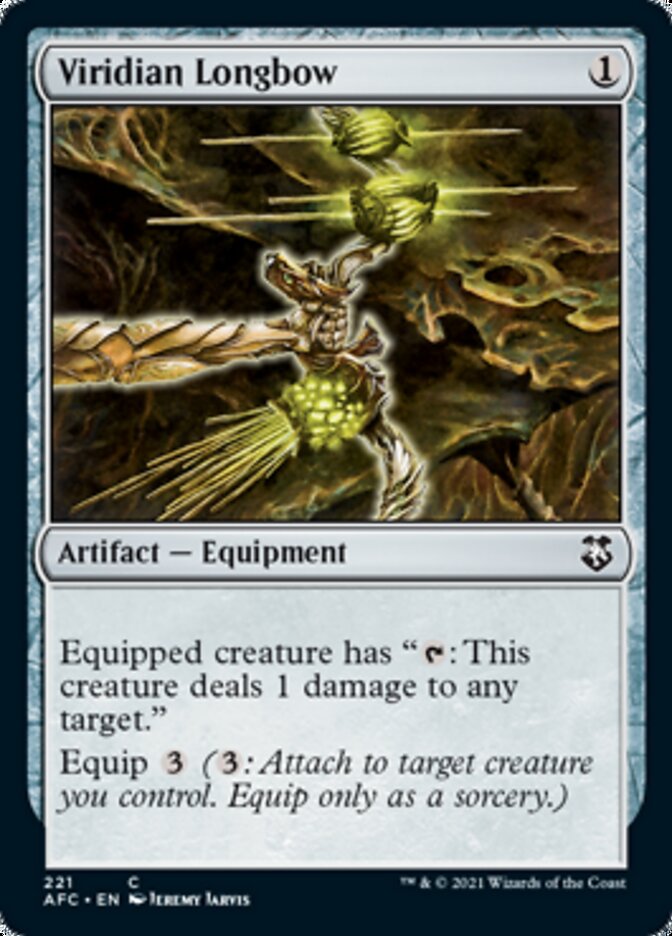 Viridian Longbow [Dungeons & Dragons: Adventures in the Forgotten Realms Commander] | Gate City Games LLC