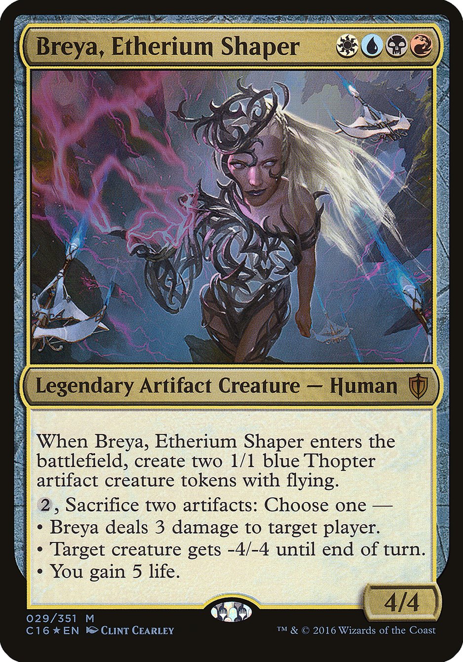 Breya, Etherium Shaper (Oversized) [Commander 2016 Oversized] | Gate City Games LLC