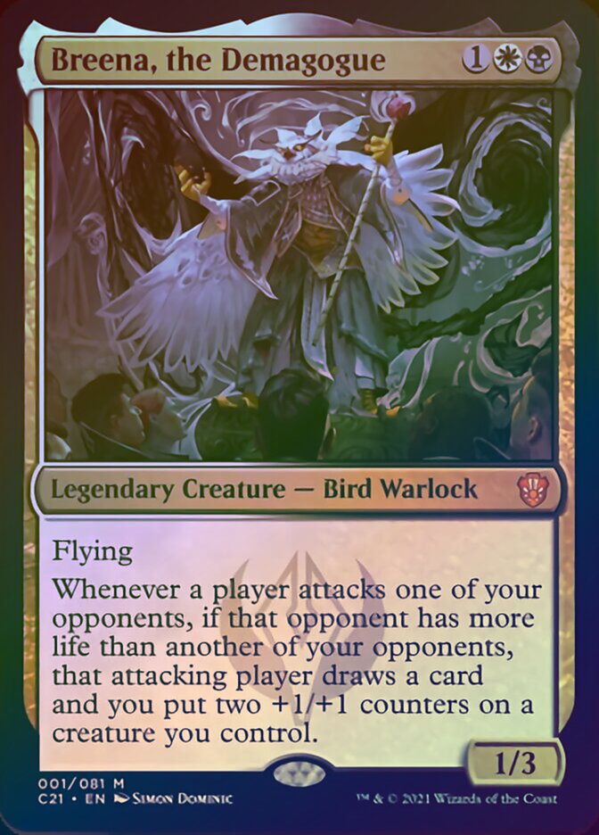 Breena, the Demagogue (Display Commander) [Commander 2021] | Gate City Games LLC