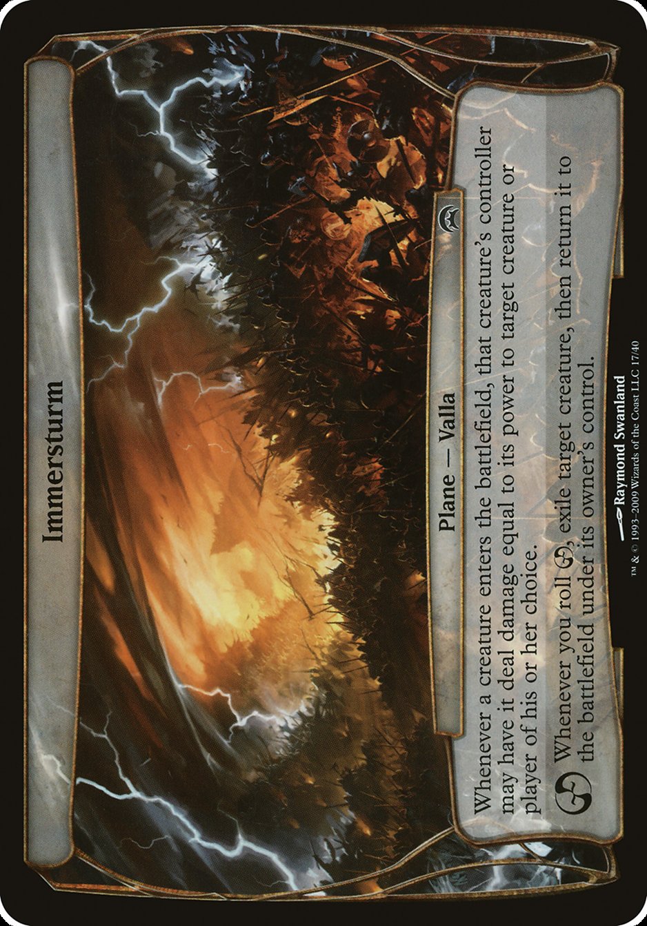 Immersturm (Planes) [Planechase Planes] | Gate City Games LLC