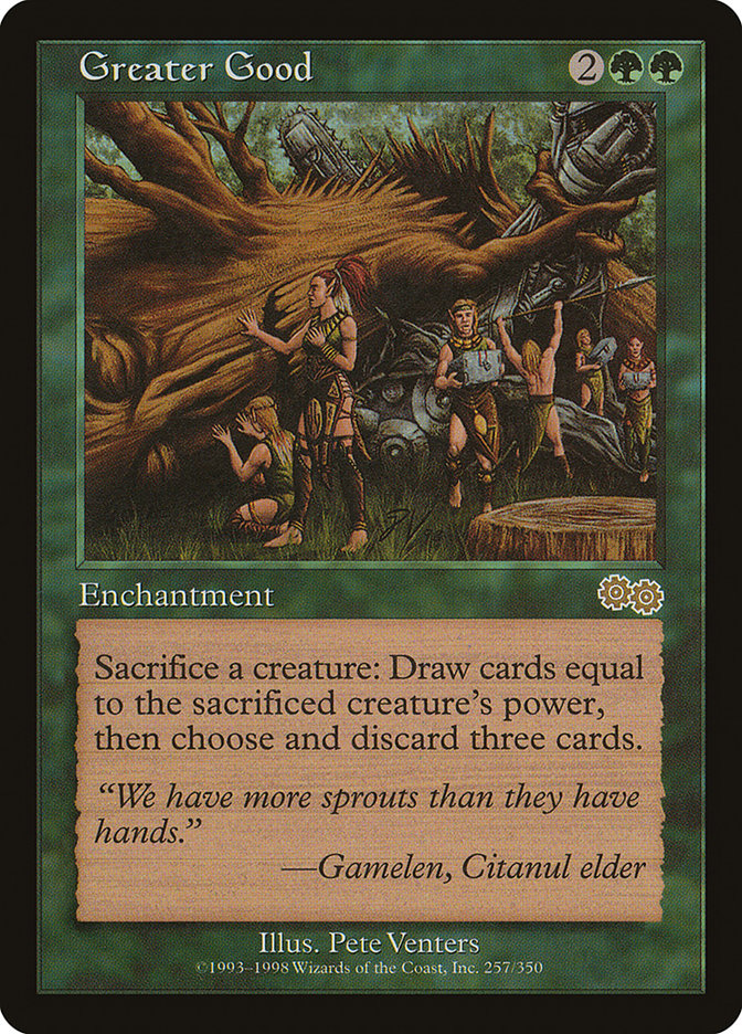 Greater Good [Urza's Saga] | Gate City Games LLC