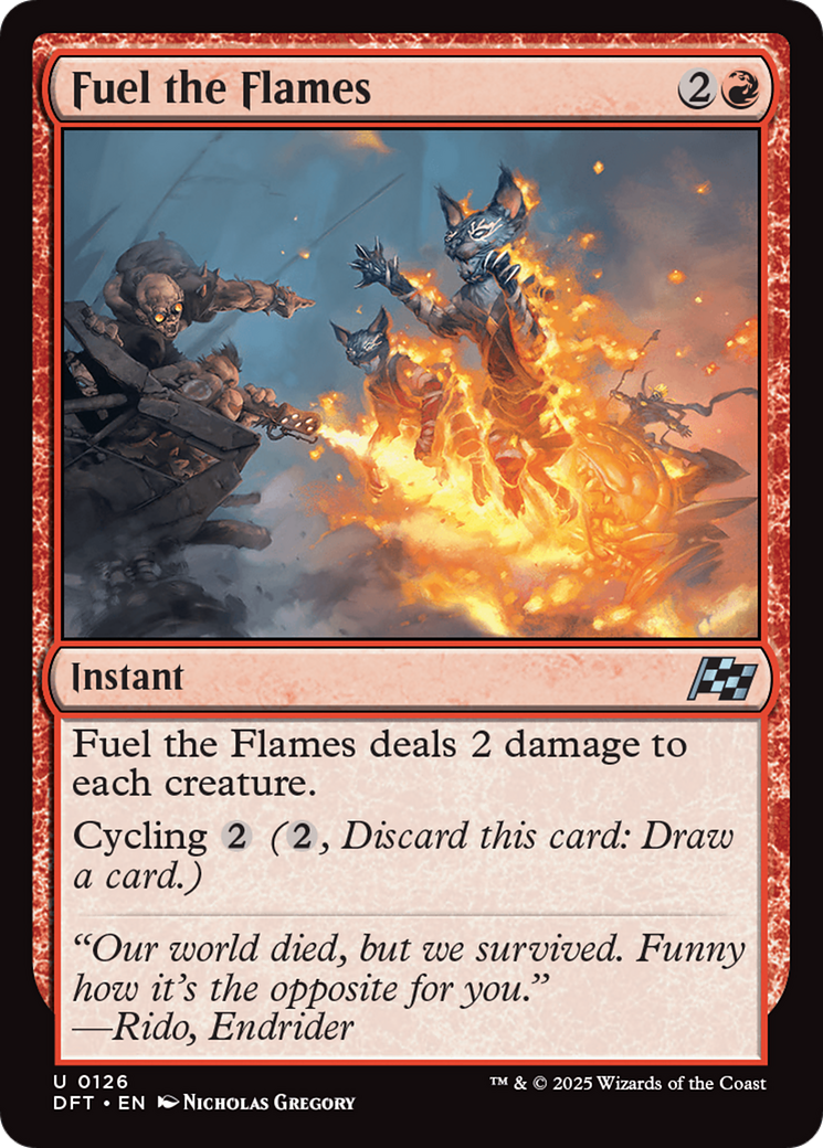Fuel the Flames [Aetherdrift] | Gate City Games LLC