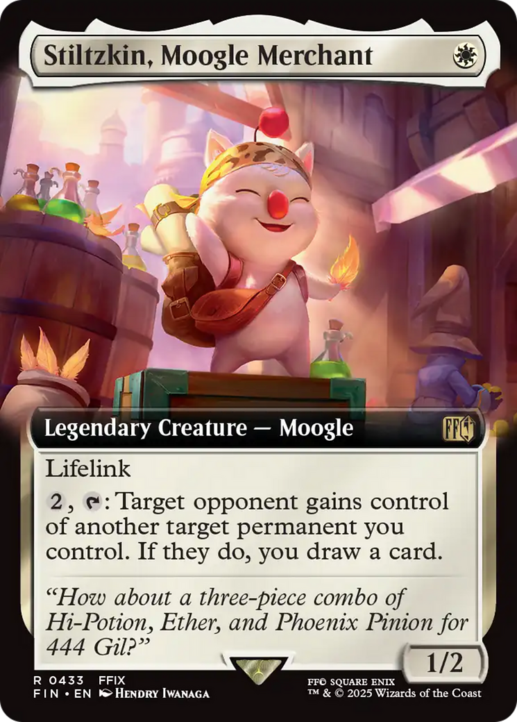 Stiltzkin, Moogle Merchant (Extended Art) [FINAL FANTASY] | Gate City Games LLC