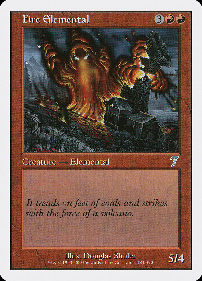 Fire Elemental [Seventh Edition] | Gate City Games LLC