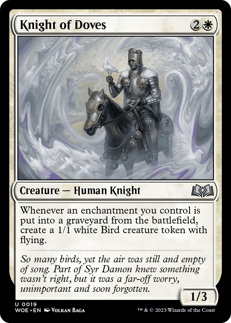 Knight of Doves [Wilds of Eldraine] | Gate City Games LLC