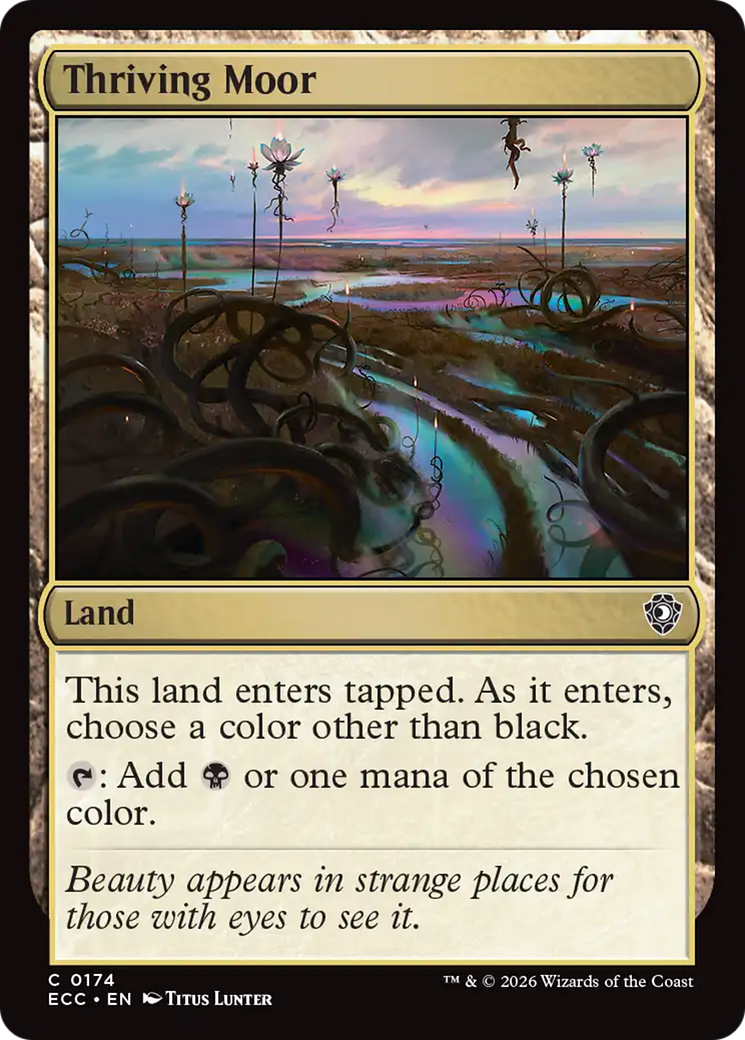 Thriving Moor [Lorwyn Eclipsed Commander] | Gate City Games LLC