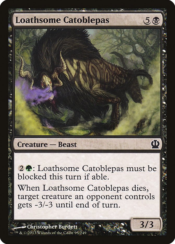 Loathsome Catoblepas [Theros] | Gate City Games LLC