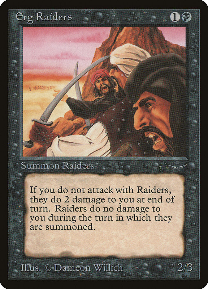 Erg Raiders (Light Mana Cost) [Arabian Nights] | Gate City Games LLC