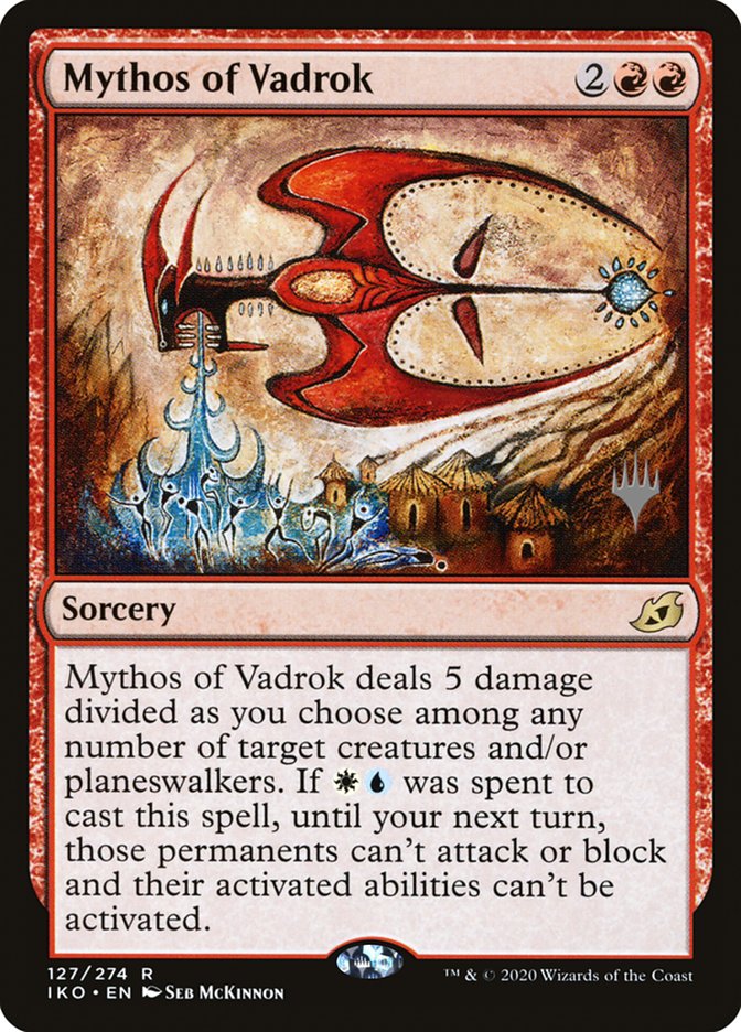 Mythos of Vadrok (Promo Pack) [Ikoria: Lair of Behemoths Promos] | Gate City Games LLC