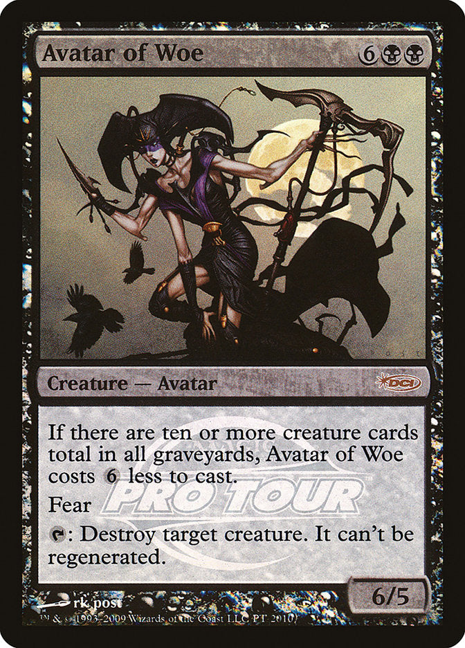 Avatar of Woe (Pro Tour) [Pro Tour Promos] | Gate City Games LLC