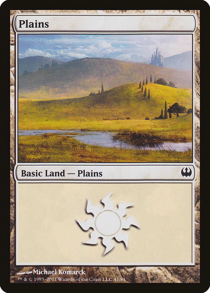 Plains (41) [Duel Decks: Knights vs. Dragons] | Gate City Games LLC