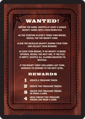 Bounty: Paq, Fleeting Filcher // Bounty Rules Double-Sided Token [Outlaws of Thunder Junction Commander Tokens] | Gate City Games LLC