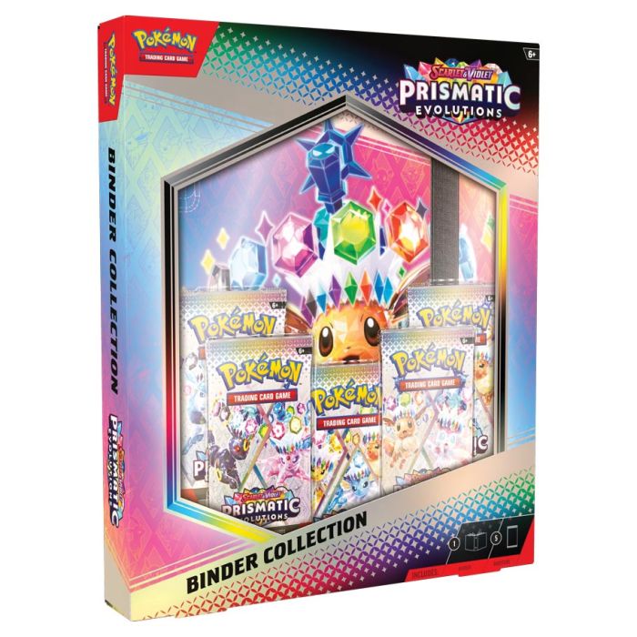 Pokemon Scarlet & Violet Prismatic Evolutions Binder Collection | Gate City Games LLC