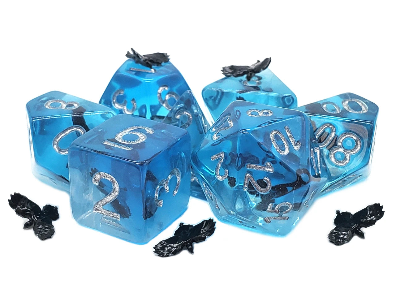 Old School Dice - 7 Piece DnD RPG Dice Set | Gate City Games LLC