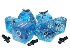 Old School Dice - 7 Piece DnD RPG Dice Set | Gate City Games LLC