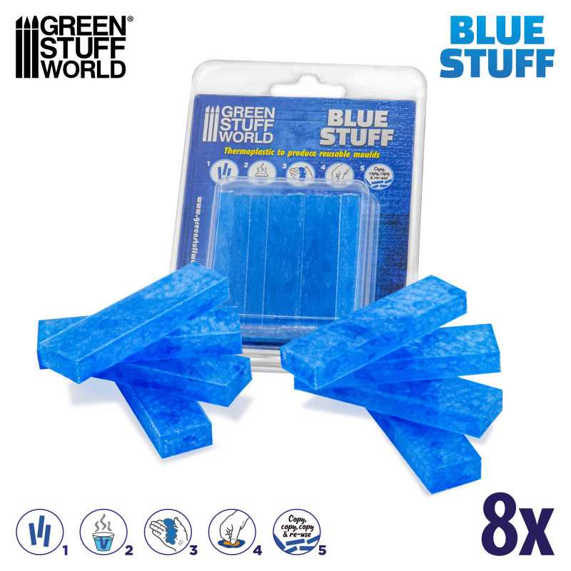 Green Stuff World Blue Stuff Mold Bars | Gate City Games LLC