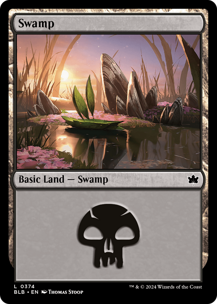 Swamp (0374) [Bloomburrow] | Gate City Games LLC