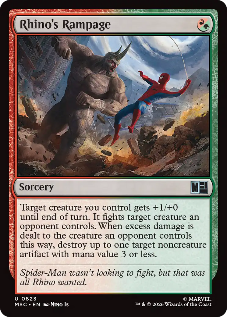 Rhino's Rampage [Marvel Super Heroes Commander] | Gate City Games LLC
