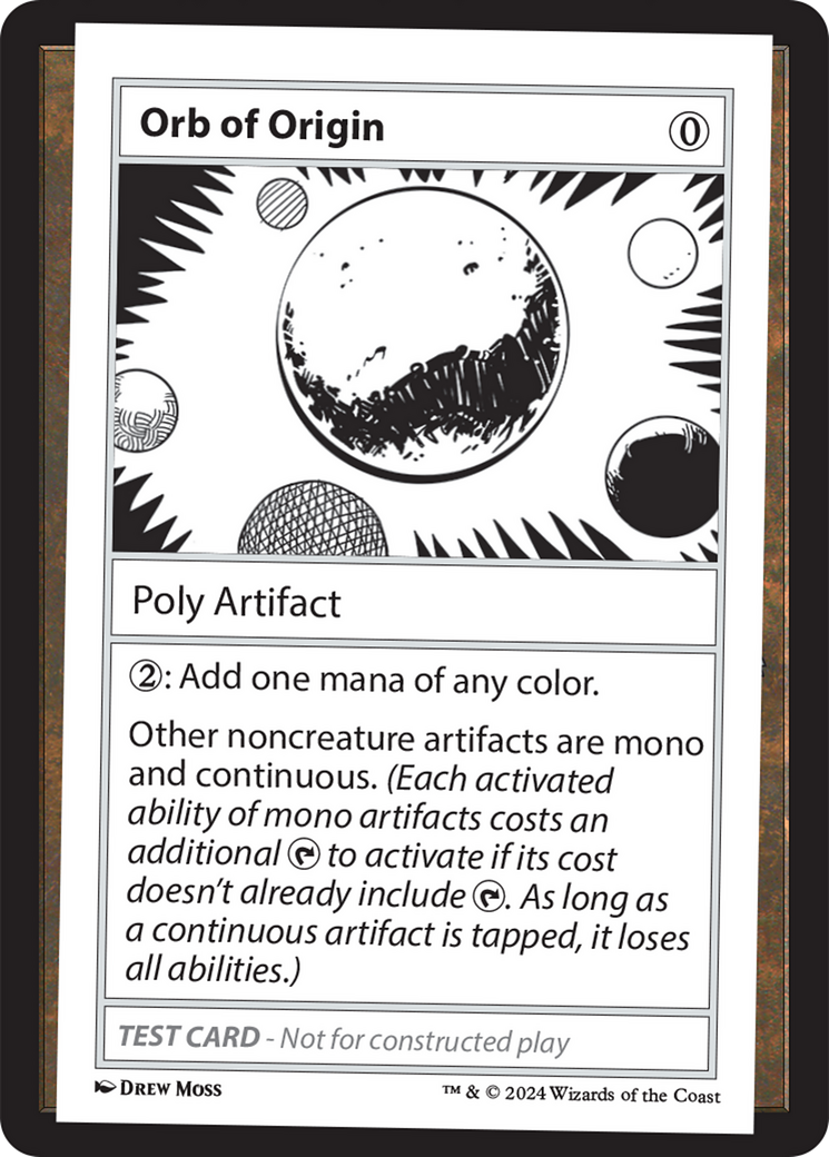 Orb of Origin [Mystery Booster 2 Playtest Cards] | Gate City Games LLC