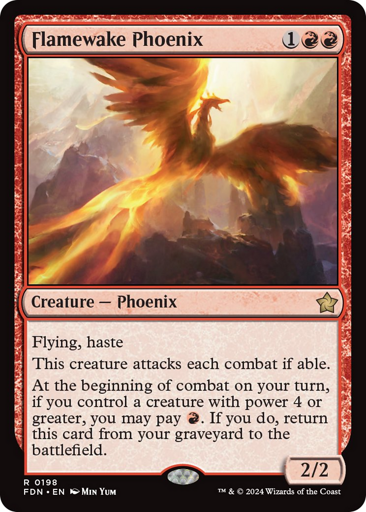 Flamewake Phoenix [Foundations] | Gate City Games LLC