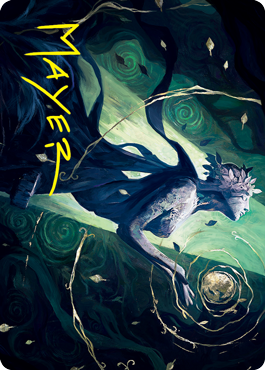 Nature's Embrace Art Card (Gold-Stamped Signature) [Innistrad: Crimson Vow Art Series] | Gate City Games LLC