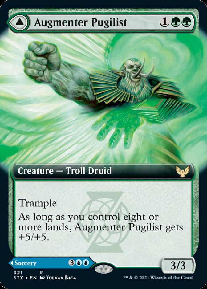 Augmenter Pugilist // Echoing Equation (Extended Art) [Strixhaven: School of Mages] | Gate City Games LLC