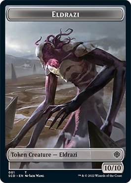 Eldrazi // Soldier Double-Sided Token [Starter Commander Decks] | Gate City Games LLC