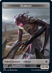 Eldrazi // Soldier Double-Sided Token [Starter Commander Decks] | Gate City Games LLC