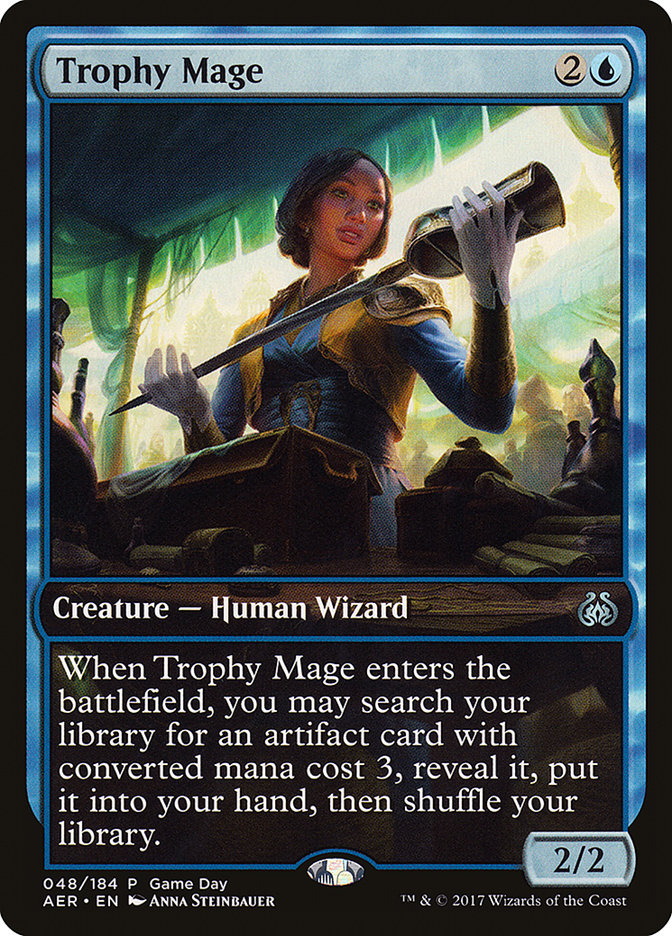 Trophy Mage (Game Day) [Aether Revolt Promos] | Gate City Games LLC