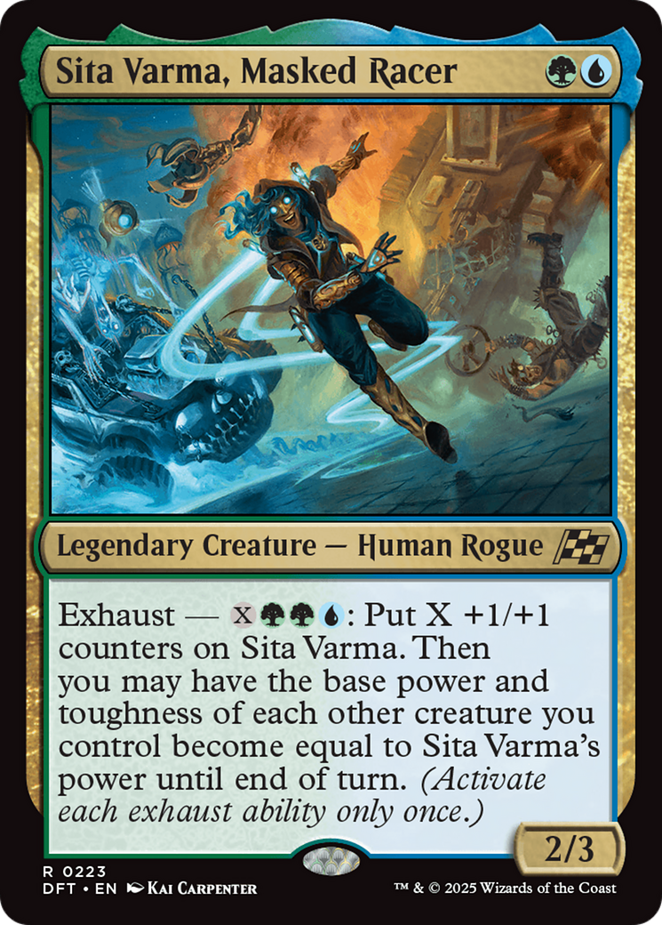 Sita Varma, Masked Racer [Aetherdrift] | Gate City Games LLC
