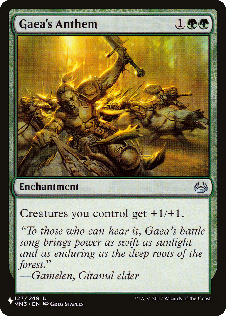Gaea's Anthem (MM3) [The List] | Gate City Games LLC