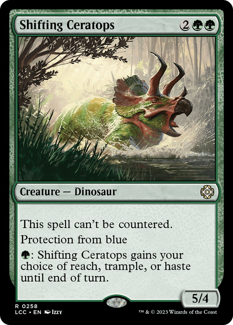 Shifting Ceratops [The Lost Caverns of Ixalan Commander] | Gate City Games LLC