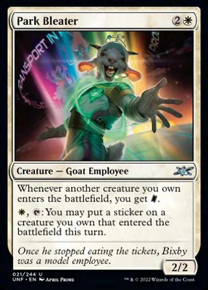 Park Bleater [Unfinity] | Gate City Games LLC