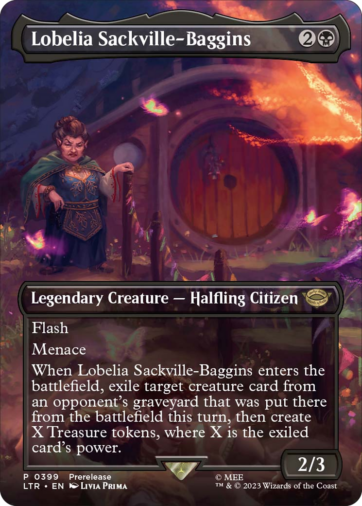 Lobelia Sackville-Baggins (Borderless Alternate Art) [The Lord of the Rings: Tales of Middle-Earth] | Gate City Games LLC