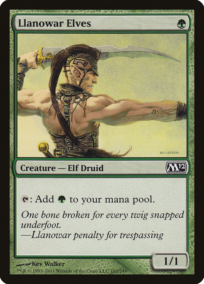 Llanowar Elves [Magic 2012] | Gate City Games LLC