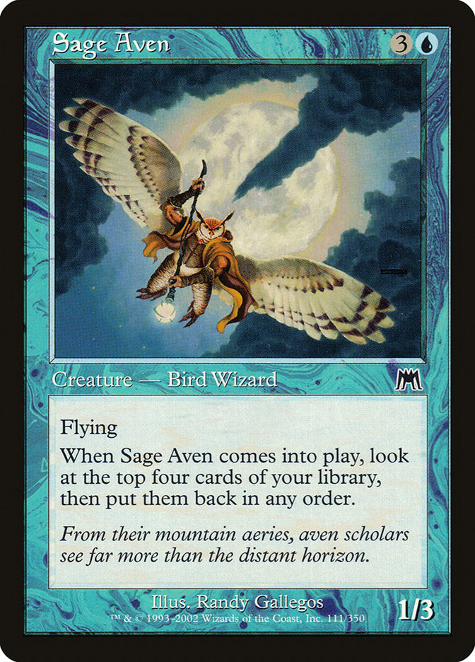 Sage Aven [Onslaught] | Gate City Games LLC