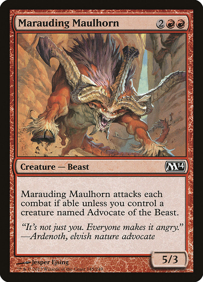 Marauding Maulhorn [Magic 2014] | Gate City Games LLC