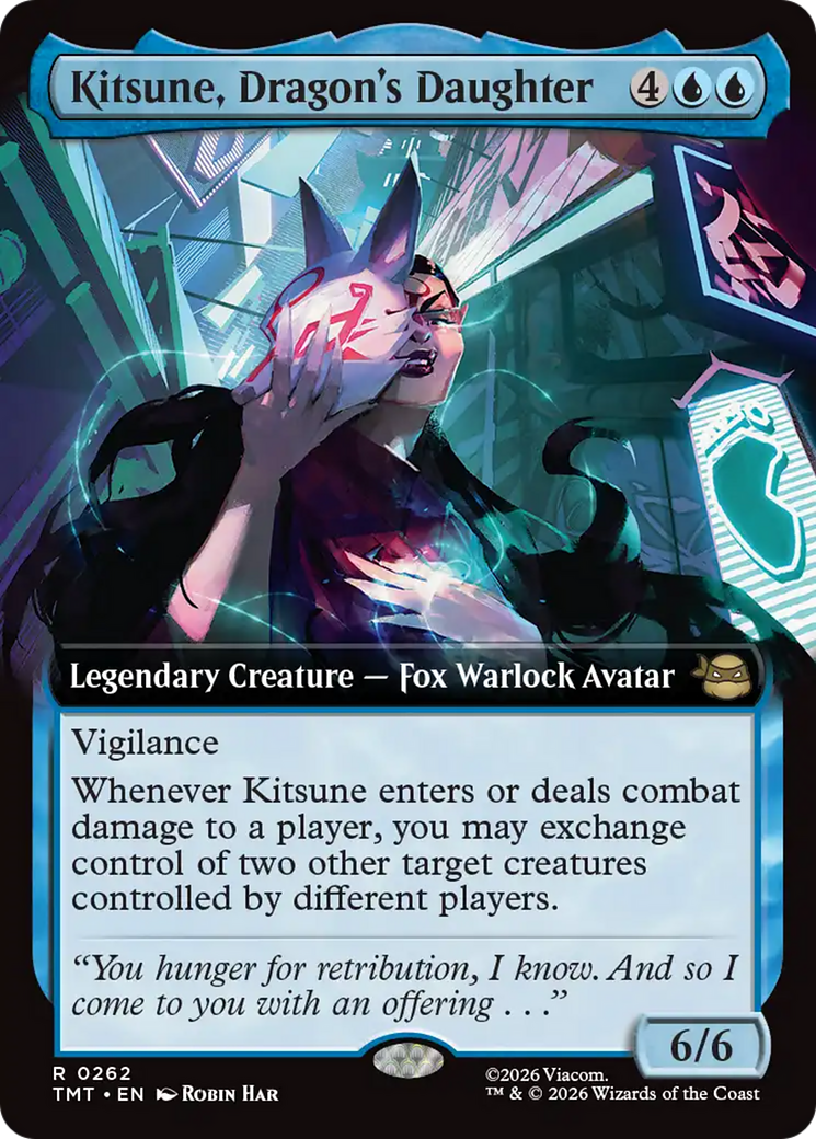 Kitsune, Dragon's Daughter (Extended Art) [Teenage Mutant Ninja Turtles] | Gate City Games LLC