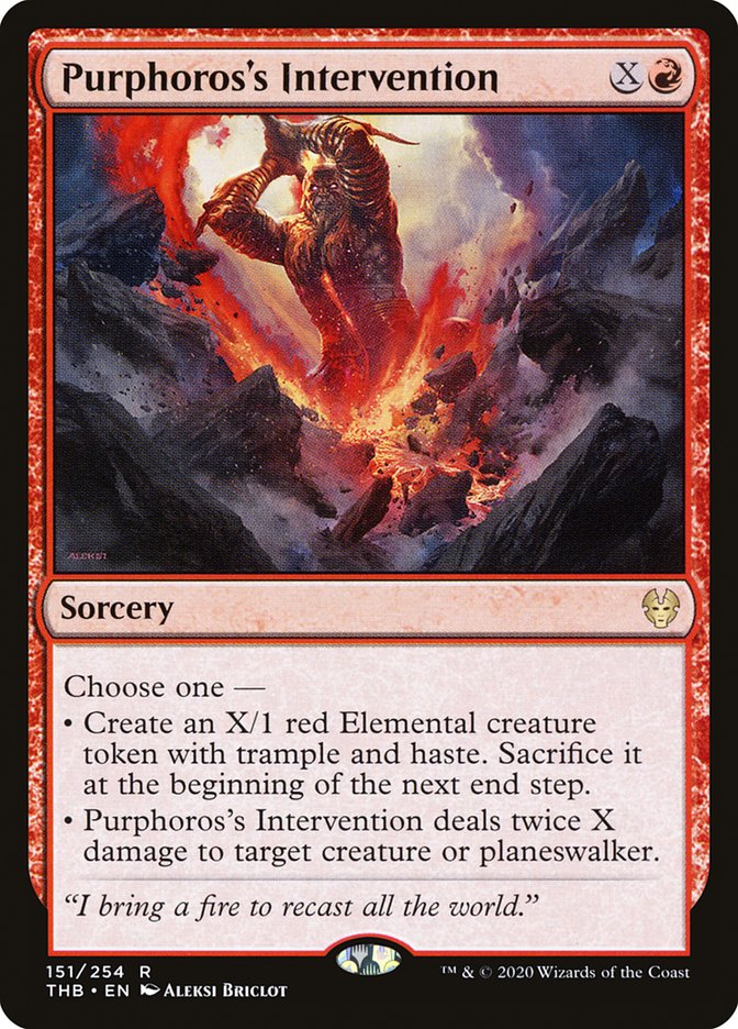Purphoros's Intervention [Theros Beyond Death] | Gate City Games LLC