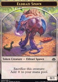 Eldrazi Spawn (003) // Eldrazi Double-Sided Token [Planechase Anthology Tokens] | Gate City Games LLC