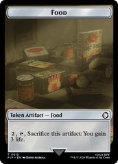 Food (0012) // Human Soldier Double-Sided Token [Fallout Tokens] | Gate City Games LLC