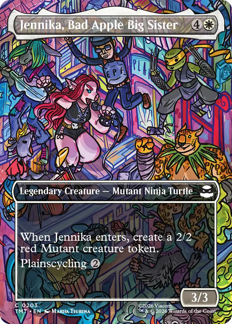 Jennika, Bad Apple Big Sister (Borderless) [Teenage Mutant Ninja Turtles] | Gate City Games LLC