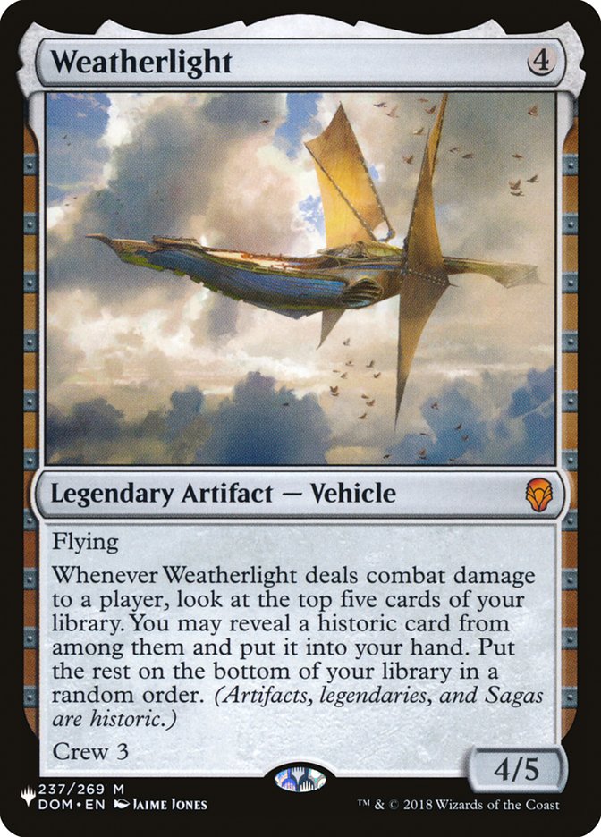 Weatherlight [The List] | Gate City Games LLC