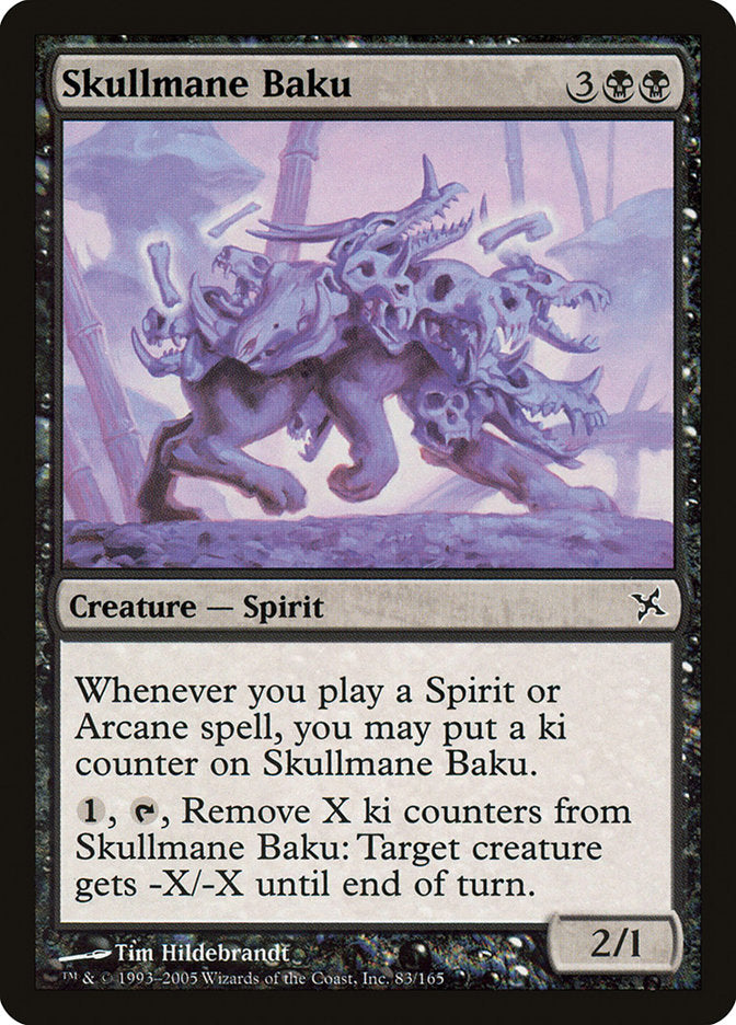 Skullmane Baku [Betrayers of Kamigawa] | Gate City Games LLC