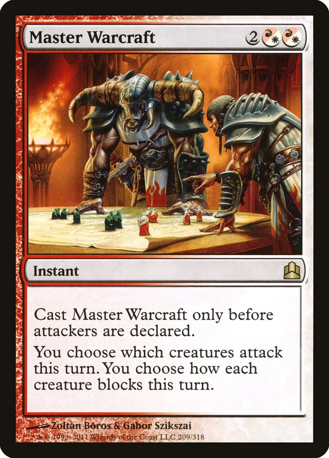 Master Warcraft [Commander 2011] | Gate City Games LLC