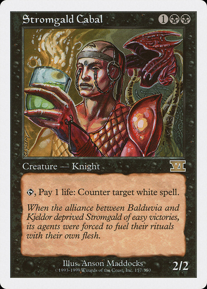 Stromgald Cabal [Classic Sixth Edition] | Gate City Games LLC