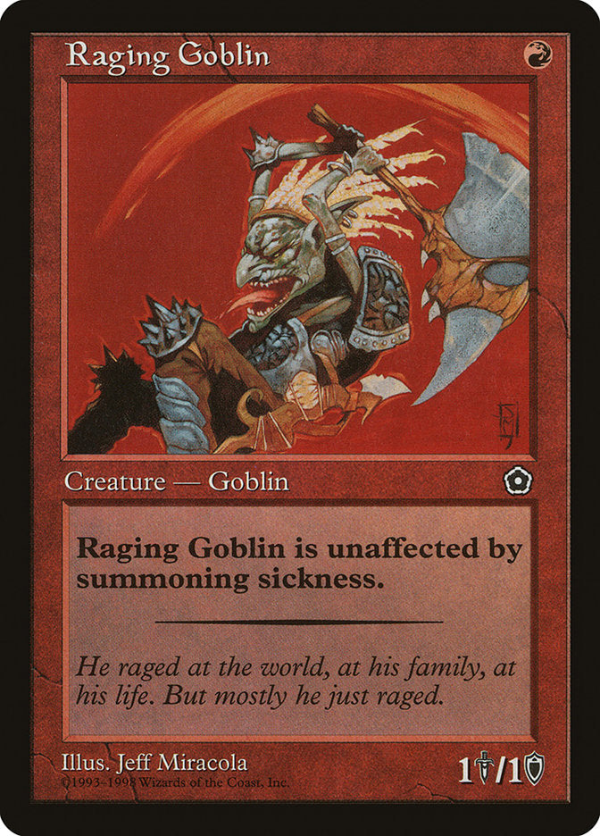 Raging Goblin [Portal Second Age] | Gate City Games LLC