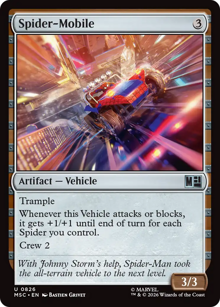 Spider-Mobile [Marvel Super Heroes Commander] | Gate City Games LLC